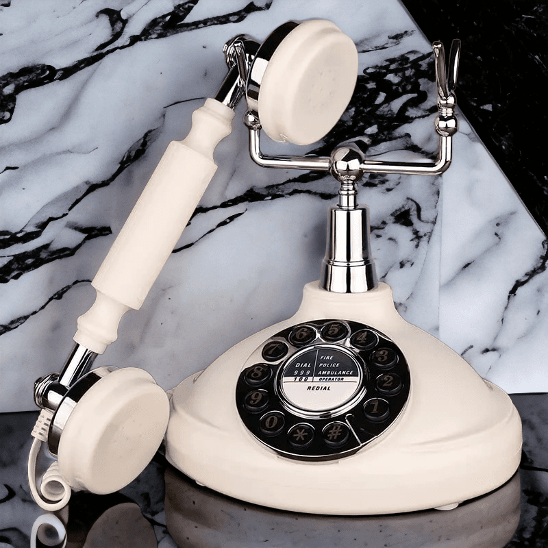 Ivory Heritage Vintage Phone — vintage audio guest book — image 1